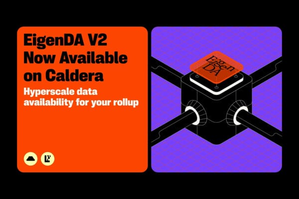 Caldera partnered with EigenCloud