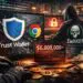 Trust Wallet browser extension security breach alert following confirmation of over $6 million in stolen crypto funds.